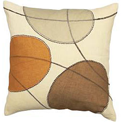 Rust/ Brown Throw Blanket and Decorative Pillows