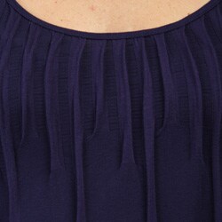 JJ Authentic Scoop Neck Pleated Dress