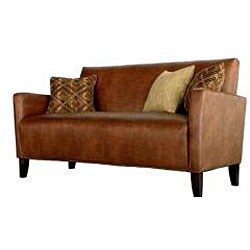 angelo:HOME Sutton Saddle Brown Renu Leather Sofa