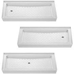 DreamLine 32x60 inch Frosted Glass Bathtub Replacement Shower Kit