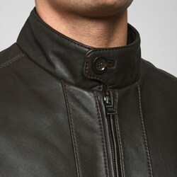 IZOD Men's Lamb Leather Jacket