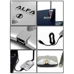 Alfa AWUS036H 1000mW 1W 802.11G High Gain USB Wireless Long-Rang WiFi Network Adapter 
