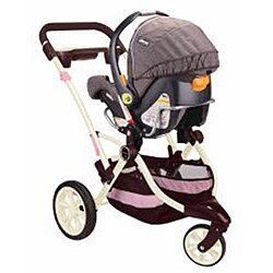 Contours Options 3-Wheeler Stroller in Blush