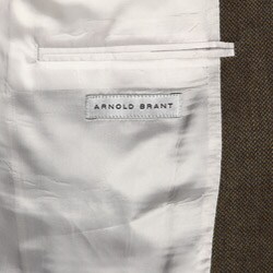 Arnold Brant Men's Brown Slim-fit Blazer