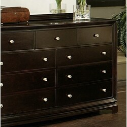 Abbyson Living Kingston 5-piece Espresso Sleigh King-size Bedroom Set