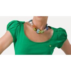 Illusion Cap Sleeve Boat Neck T-Shirt