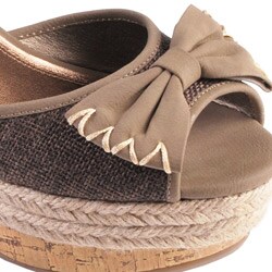 Journee Collection Women's 'Pippa-12' Open Toe Ankle Strap Wedge