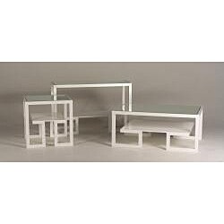 Jade Mirror-Top End Table