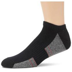 Hanes Classics Men's Black Comfort Stretch No Show Socks (Pack of 4)