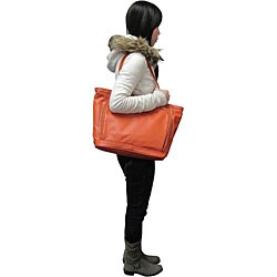 Amerileather Cosmopolitan Leather Tote Bag