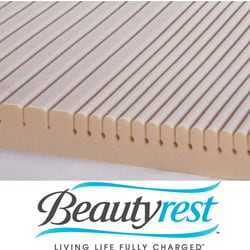 Beautyrest GeoMatt Therapeutic Foam Mattress Pad