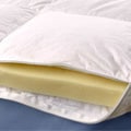 Down Alternative Gusseted Design Euro Top Cover for Memory Foam Topper