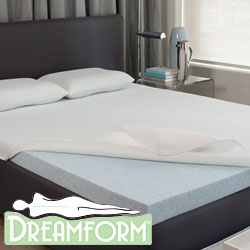 Dream Form 2-inch Gel Queen/ King/ Cal King-size Memory Foam Mattress Topper