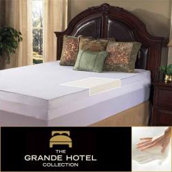 Grande Hotel Collection 3-inch Twin/ Full-size Memory Foam Mattress Topper with Egyptian Cotton Cover