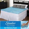 Slumber Solutions Gel Big Bump 3-inch Twin/ Full-size Memory Foam Mattress Topper