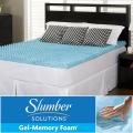 Slumber Solutions Gel Highloft 2-inch Queen/ King/ Cal King-size Memory Foam Mattress Topper