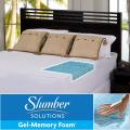 Slumber Solutions Gel Highloft 4-inch Queen/ King/ Cal King-size Memory Foam Mattress Topper with Cover