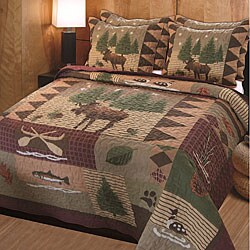 Moose Lodge 3-Piece Quilt Set