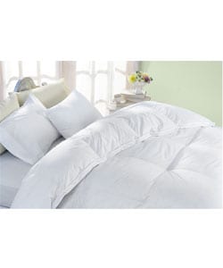 Oversized Egyptian Cotton 325 Thread Count White Down Comforter