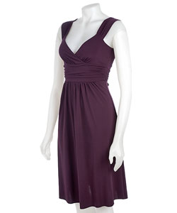 Ruby Double-V Ruched Waist Dress