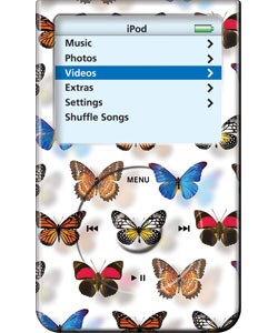 iJacket Butterflies Cover for 30GB iPod