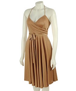 Betsey Johnson Sparkly Knit Halter Dress