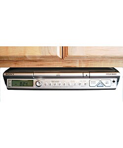 Sony Under-Cabinet 4-band CD Kitchen Clock Radio (Refurbished)