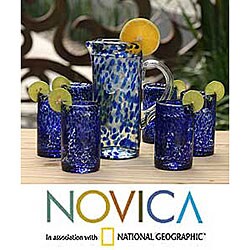 Set of 6 Marine Drinking Glasses (Mexico)