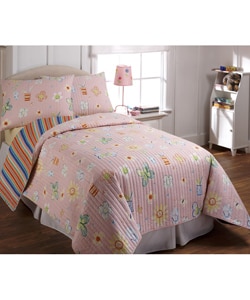 Happy Flowers Quilt Set