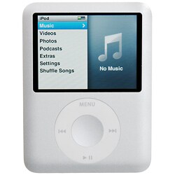 Apple 8GB 3rd Generation Silver iPod Nano (Refurbished)