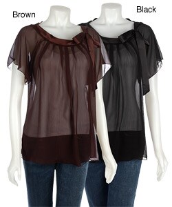 Gorgeous Apparel Women's Sheer Top