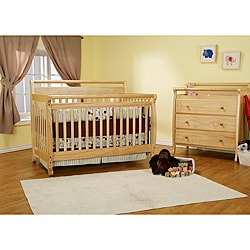 DaVinci Emily 4-in-1 Crib with Toddler Rail in Natural