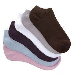 I Luv Planet Earth Women's Ankle Socks (6 Pair)