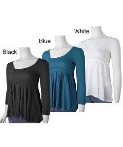 Energie Juniors 3/4-sleeve Tie Back Tunic Top