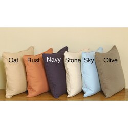 Abby Lane 18-inch Cotton/ Feather Pillows (Set of 2)