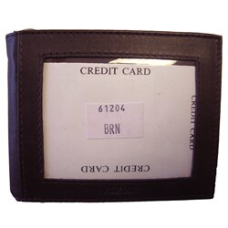 Brown Leather Money Clip Wallet