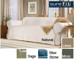 Sure Fit Classic Duck Washable Sofa Slipcover