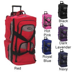 Olympia 29-inch 8-pocket Rolling Upright Duffel Bag
