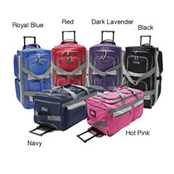Olympia 26-inch 8-pocket Rolling Upright Duffel Bag