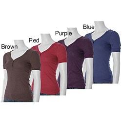 Energie Junior's 3-button Short-sleeve Top