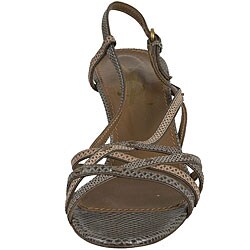 Yves Saint Laurent Women's Two-toned Python Sandals