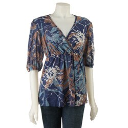 Cha Cha Vente Women's Puff Sleeve Blouse