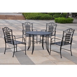 Five-piece Wrought Iron Patio Set