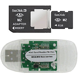 SanDisk 4GM2 Memory Stick Micro/ Card Reader