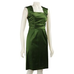 Donna Ricco Women's Sleeveless Open Back Dress