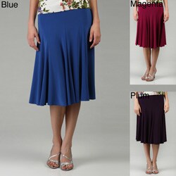 Adi Designs Women's Mid-length Flowing Skirt