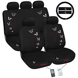 Butterfly iPocket 12-piece Automotive Seat Cover Set