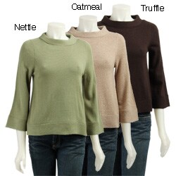 Cullen Women's Cashmere 3/4-sleeve Sweater