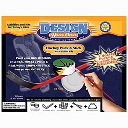 Hockey Puck and Stick Paint Kit