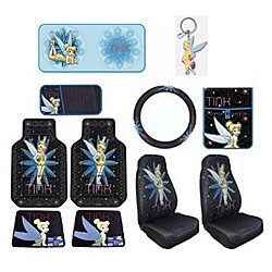 Tinkerbell Pixie Power 11-piece Auto Accessories Set